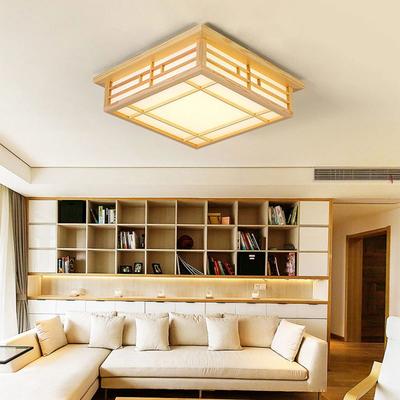 All Categories Goods Japanese Ceiling Light Wood Square Tatami LED Fixture With Remote Japanese Ceiling Light Wood Square Tatami LED Fixture With Remote