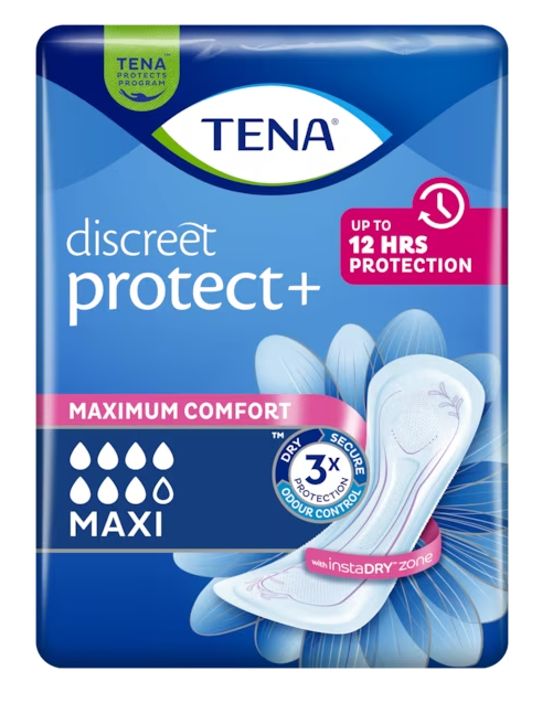 Tena Discreet Maxi - 12 paquets de 12 protections