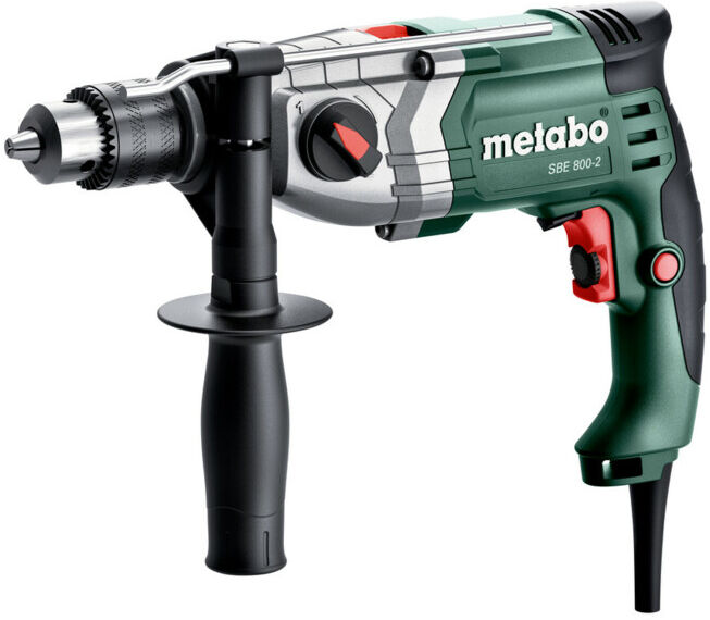 Metabo Perceuse à percussion SBE 800-2 (601744510) Coffret plastique (601744510)