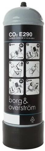 Borg & Överström Kulsyre / Co2 Cylinder Til Drikkevandskøler, Small