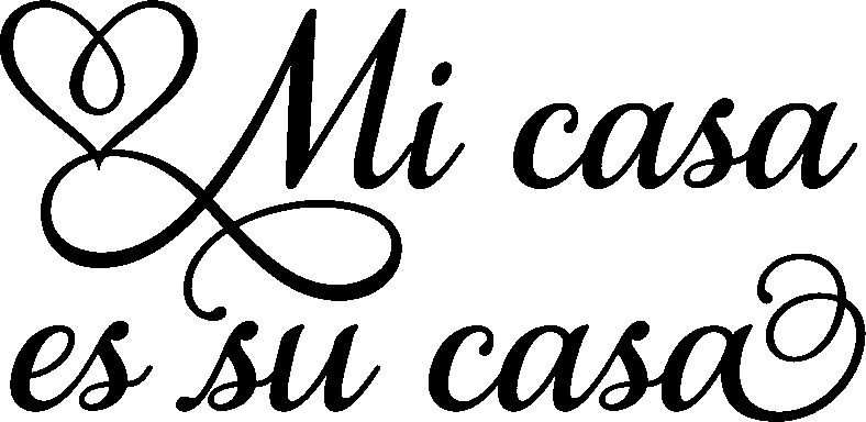 NC Sticker Mi casa es su casa