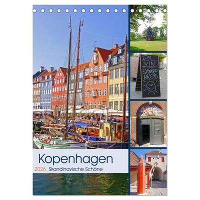 Kopenhagen. Skandinavische Schöne (Tischkalender 2026 DIN A5 hoch), CALVENDO Monatskalender