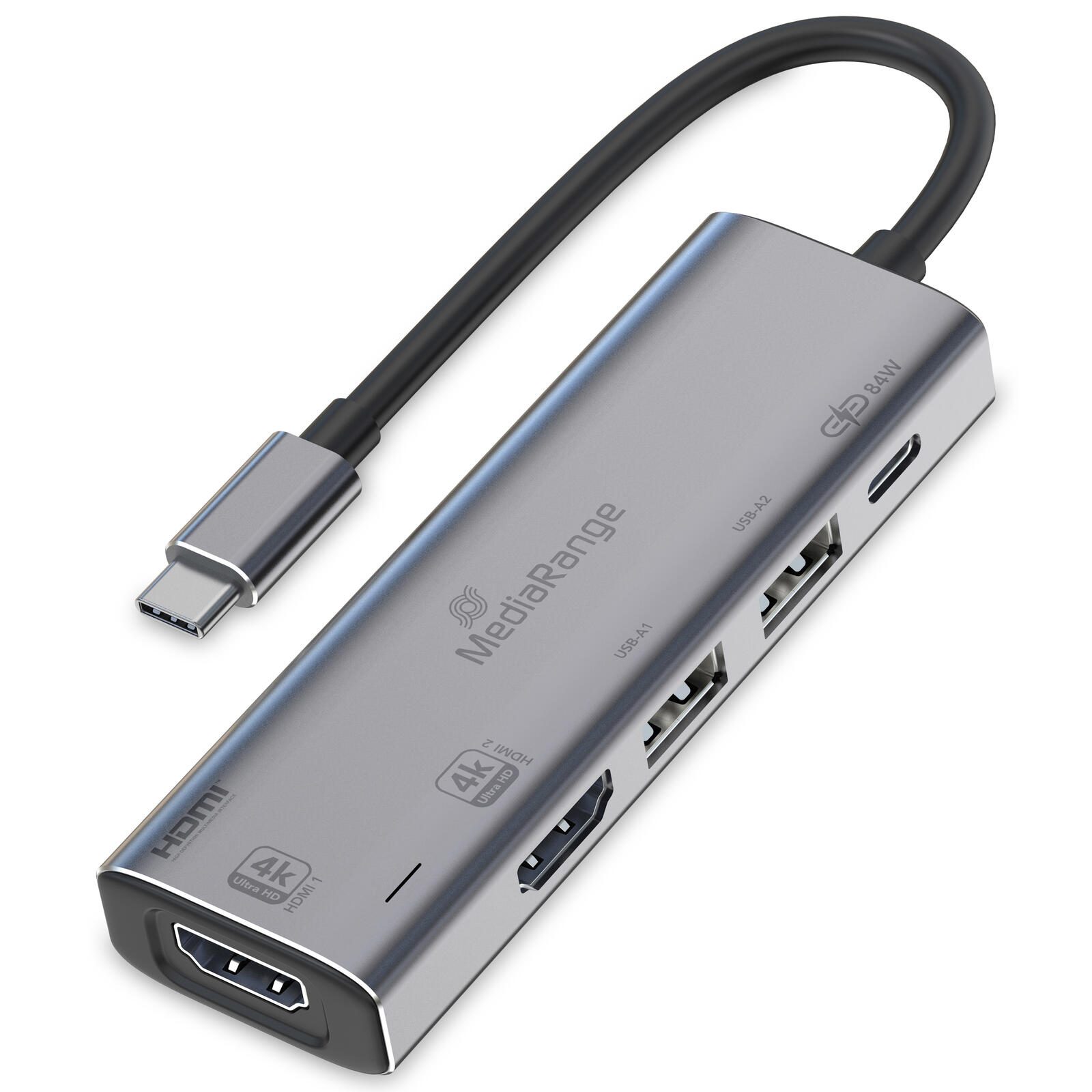 MediaRange Multiport-Adapter MediaRange Multiport 5 in 1 MRCS511