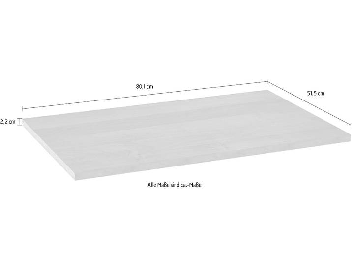 Einlegeboden WIEMANN, braun (erle), B:80,1cm H:2,2cm T:51,5cm, Holzwerkstoff, Einlegeböden, Einlegeboden