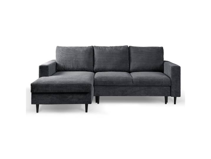 Ecksofa mit Schlaffunktion Nalika, L-förmig, mit Stauraum,