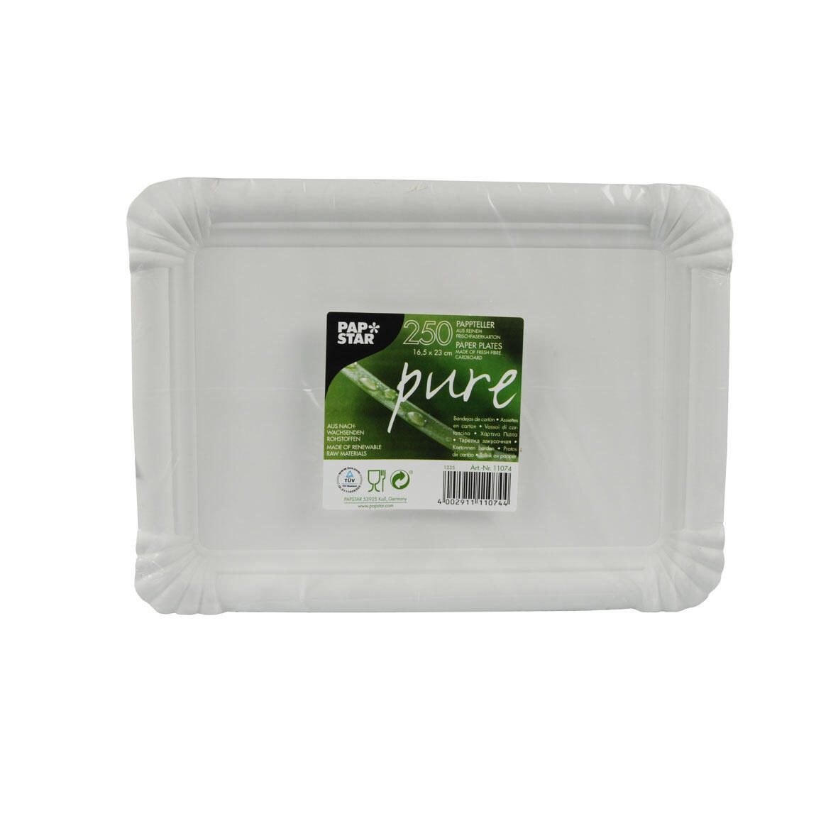 PAPSTAR pure Pappteller weiß 11074