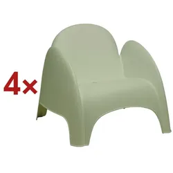 meet 4er-Pack Sessel »Dumbo« grün, 37 cm