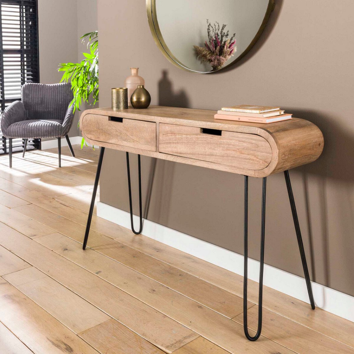Fraaai Bing Kaptafel / Sidetable Breedte: 120 cm