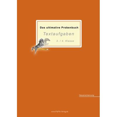 Das ultimative Probenbuch Textaufgaben 3./4. Klasse, Set von Miriam Reichel,Mandana Mandl, MaMis Verlag, 978-3-942516-21-1