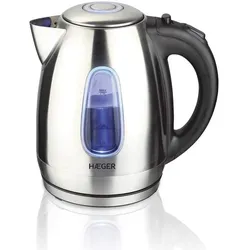 Haeger EK-22S.027A, Wasserkocher, Schwarz, Silber