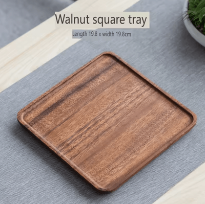 Inspire Picks Acacia Wood Rectangular Serving Tray And Long Charcuterie Board square