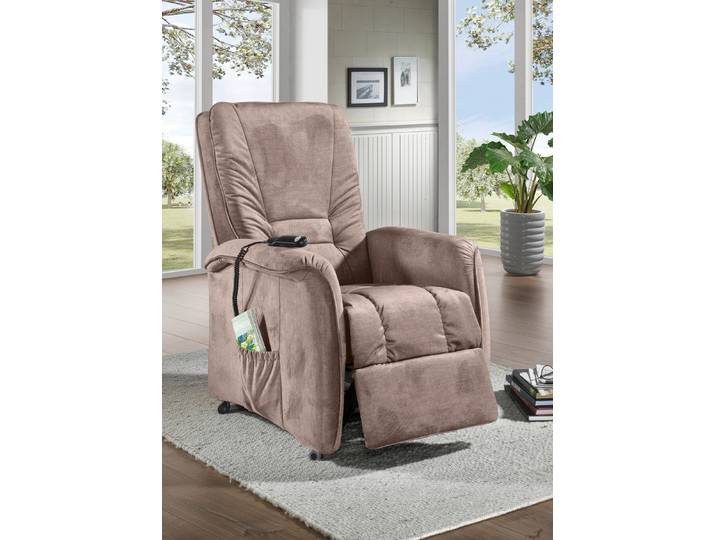 Gemütlicher TV-Sessel, Beige, TV-Sessel, mechanisch