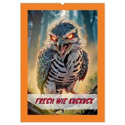 Frech wie Kuckuck (Wandkalender 2027 DIN A2 hoch), CALVENDO Monatskalender