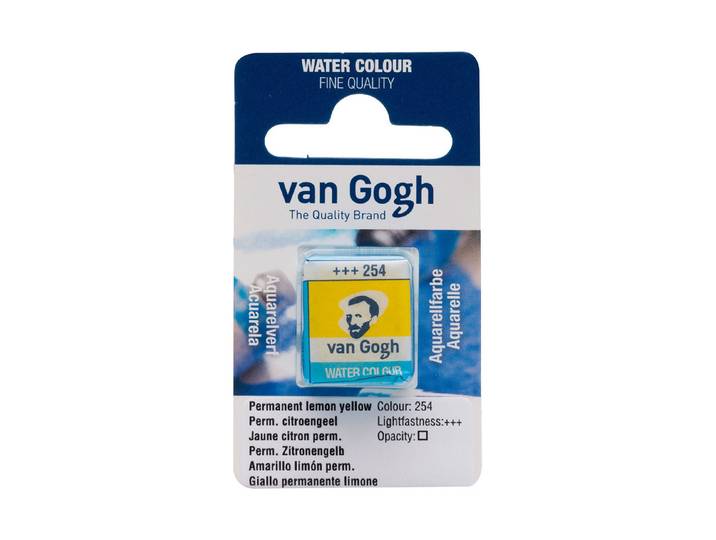 Van Gogh Aquarellfarbe Permanent Zitronengelb ½ Napf