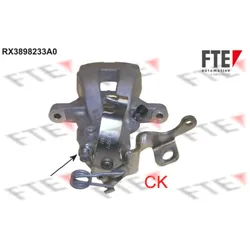 Bremssattel FTE 9290634 für Citroën C4 Picasso I