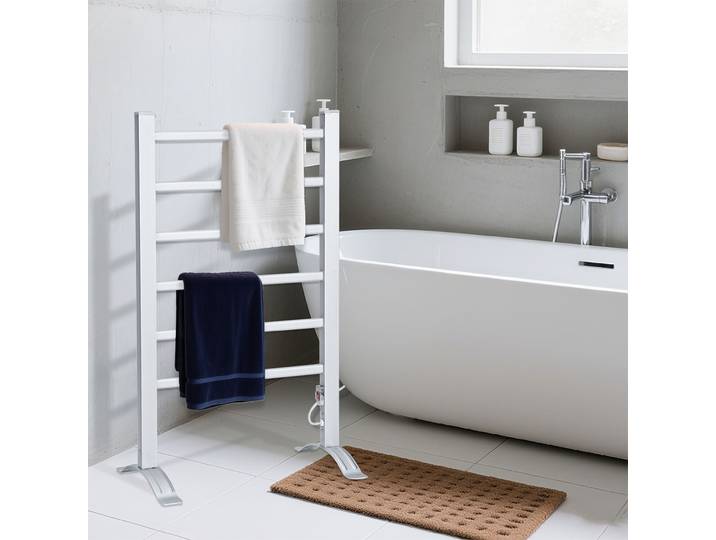 Handtuchwärmer zum Aufstellen und Aufhängen, 105 Watt, 90 x 53 x 35,5 cm