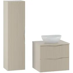 BADMÖBEL 60.6cm Tao 2er-Set Kaschmir
