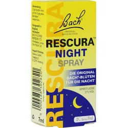 Bachblüten Original Rescura Night Spray M. Alkohol 7 ML