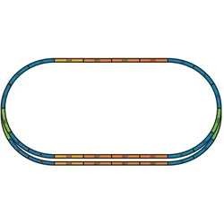 PIKO 55367 H0 PIKO A-Gleis Bettung lose Ergänzungsset A + E