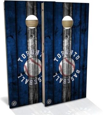 Skip's Garage Toronto Baseball Outdoor Cornhole Board Set