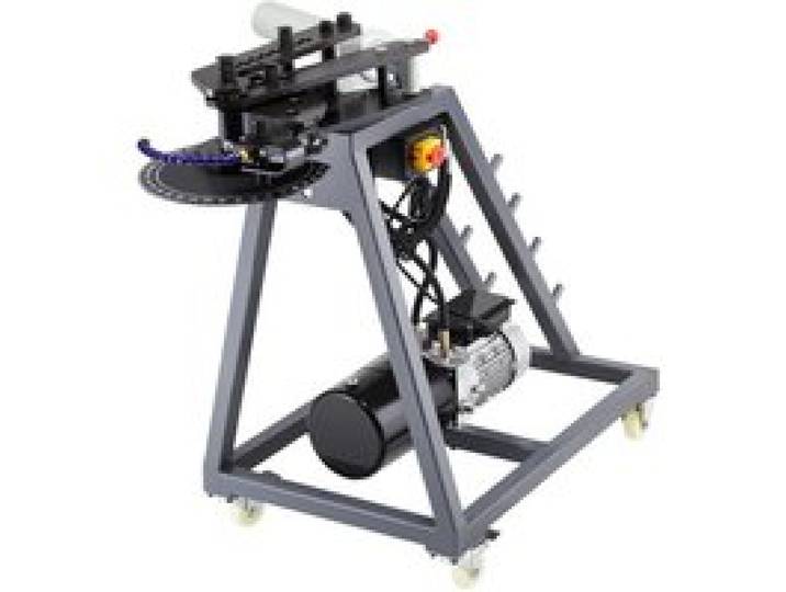 VEVOR Elektrische Rohrbiegemaschine, 750 W Rohrbieger mit 6 L Hydraulikzylinder, Rohrbiegegerät mit Rollen, 3 Matrizen & 180° max. Biegewinkel, geeignet für Rohre von 25,4 mm, 38,1 mm 44,45 mm