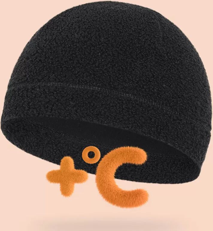INF Bonnet en polaire Le noir