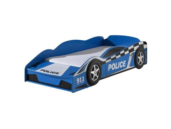 Lit Enfant  Police  70x140cm Bleu