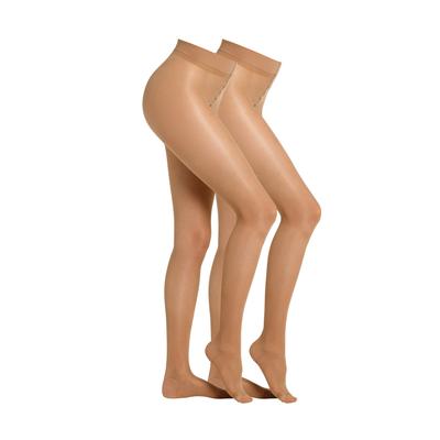Feinstrumpfhose CAMANO, Damen, Gr. 42, make up, Obermaterial: 83% Polyamid, 17% Elasthan, elastisch, Strumpfhosen Feinstrumpfhose, Vorgeformter Fuß mit verstärkter Ferse und Fußspitze