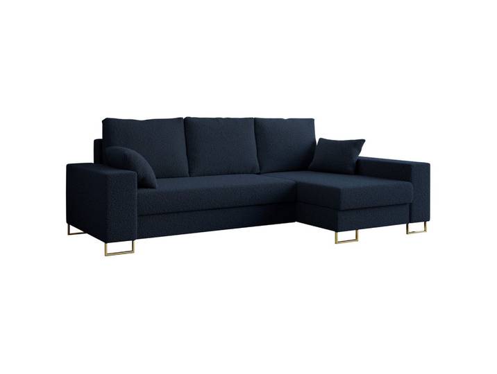 ECKSOFA Dorian Boucle Dunkelblau