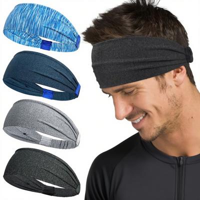 Smart Shopping Spot Sports Headbands For Men And Women Soft, Elastic Sweatbands For Gym, Yoga, And Outdoor Sports green