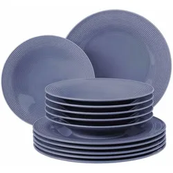 Seltmann Weiden Beat Color Glaze Tafelservice 12-teilig - Fliederblau