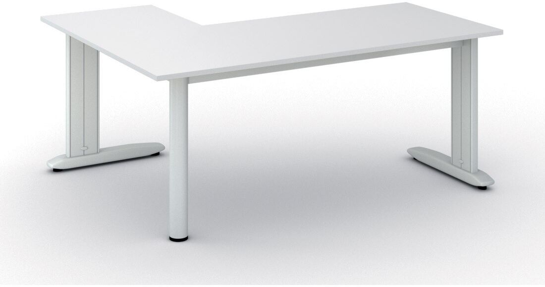 B2B Partner Büroschreibtisch PRIMO FLEXIBLE, 180x140 cm, weiß