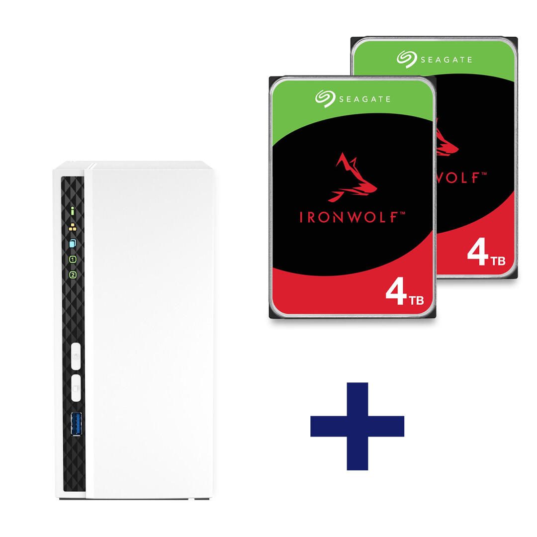 QNAP Systems QNAP TS-233 & 8TB IronWolf NAS Bundle 4260473783602