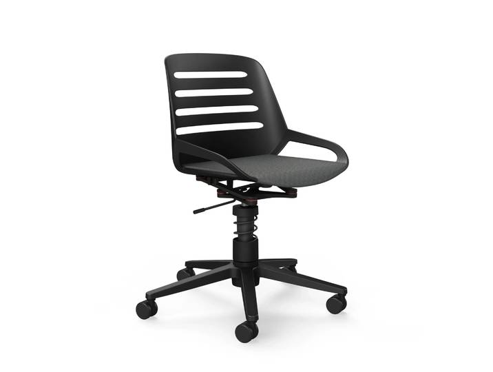 AERIS NUMO TASK Sitzbezug Stoff Cura - Bürostuhl Schwarz/Grau