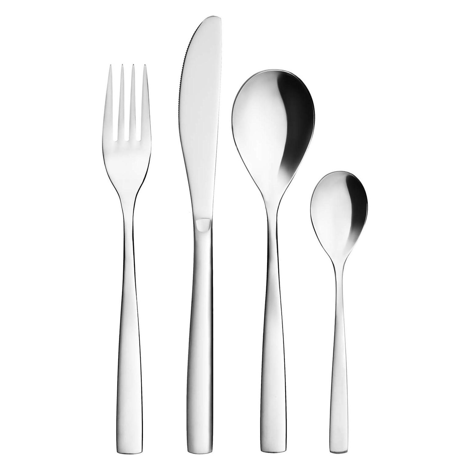 BerlingerHaus MAKU Besteckset Edelstahl 24-tlg (24 Stk., Besteck Set) (6410413320444)