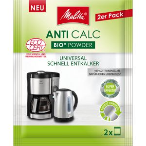 Melitta Entkalker Anti Calc Bio Powder , Pulver, für 2 Anwendungen, 2x 25g