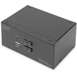 Digitus 2 Anschluss Displayport DualView 60 Hz 4K@60fp, Multiplattform-Unterstützung
