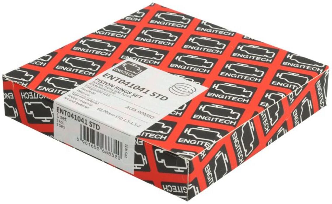 Jeu de segments de piston ENGITECH 18008301-00