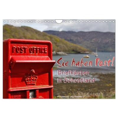 Sie haben Post - Briefkästen in Schottland (Wandkalender 2027 DIN A4 quer), CALVENDO Monatskalender