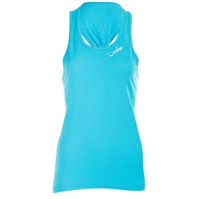 Tanktop WINSHAPE "MCT001", Damen, Gr. L, blau (sky blau), 50% Modal, 50% Baumwolle, Rundhals, Tops Tanktop, Ultra leicht