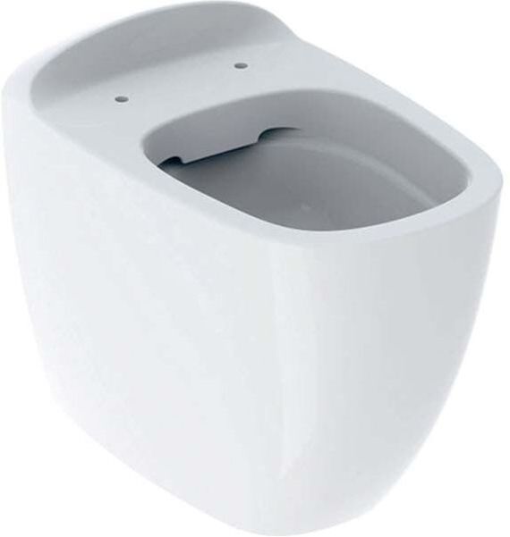 Geberit Stand-Tiefspül-WC 500512011 KeraTect/weiß, wandbündig, geschlossen, rimfree