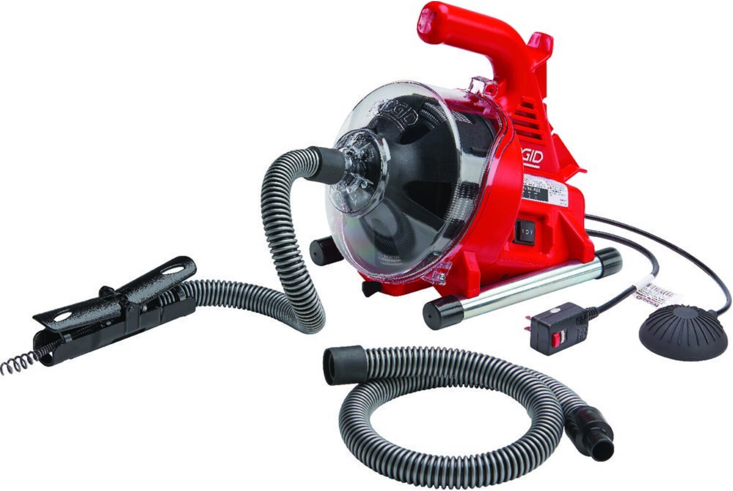 Rohrreinigungsmaschine PowerClear™ 230/50 V/Hz 450min-¹ 120 W f.Rohr-D.b.40mm ; Rigde Tool (59143)