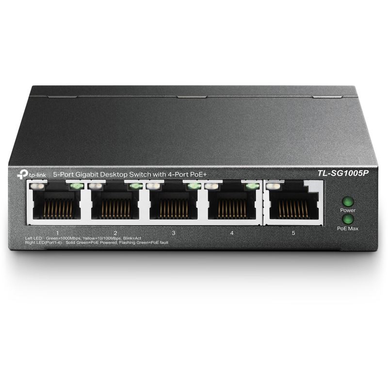 TP-Link Switch 5x GE TL-SG1005P (4xPOE/65W)V6.6