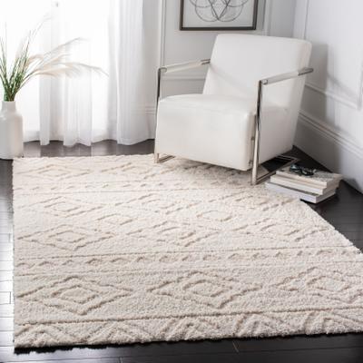 SAFAVIEH Sparta Shag Akane Geometric Rug