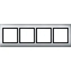 MERTEN 400460 - AQUADESIGN-Rahmen, 4fach, aluminium