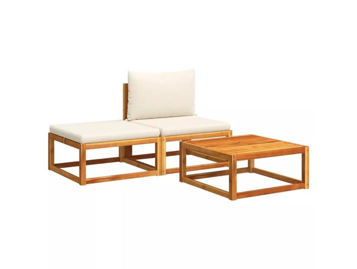 VidaXL - Gartensofa-set akazienholz, One Size, Braun