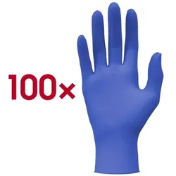 Meditrade 100 Einmalhandschuhe »Nitril® Viola« Größe L violett