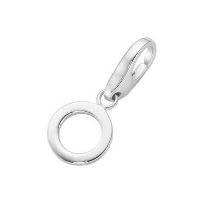 Charm Buchstabe "Buchstabe O, Silber 925", silber, GIORGIO MARTELLO MILANO, Charms, Damen, Silber 925 (Sterlingsilber)
