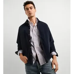 Pepe Jeans für Herren. PM3091440 Marineblaues Hemd River (L), Lässig, Baumwolle, Langarm
