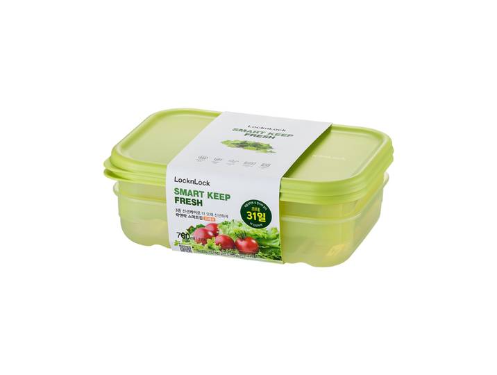LocknLock FreshBlock rectangulaire 760 ml, 2 pièces